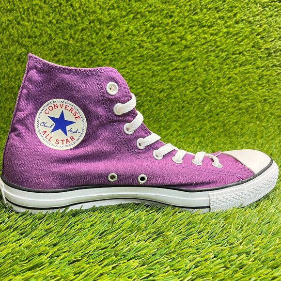 Converse Chuck Taylor All Star High Mens Size 9.5 Purple Athletic Shoes Sneakers - Picture 4 of 10